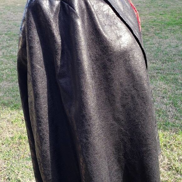 I.N. STUDIO Faux Leather Open Front Jacket size 2X - Picture 9 of 10